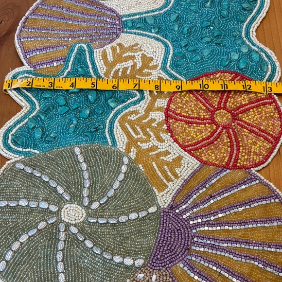 Colorful Beaded Table Runner - Picture 4 of 6